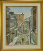 Betty Baldwin painting, Rue sous le fort, Quebec - Oil on Canvas 20x16