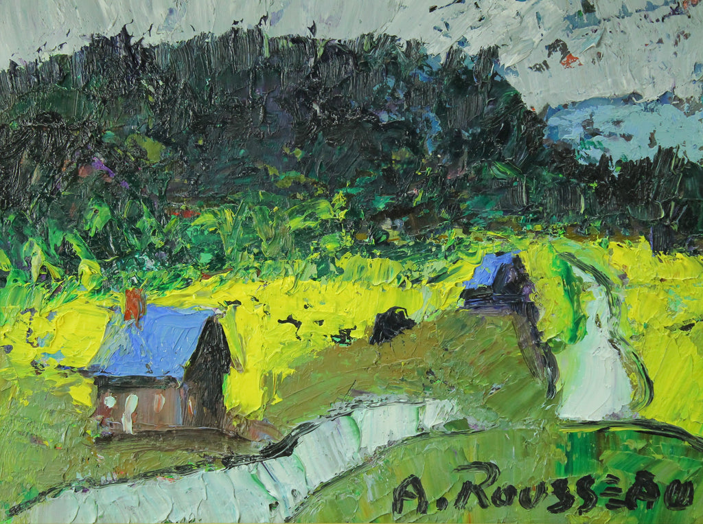 Albert Rousseau painting - Oil on canvas, 9x12 