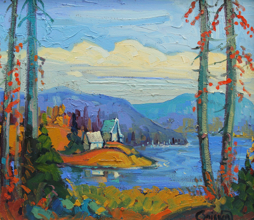 Painter Normand Boisvert Canadian landscape