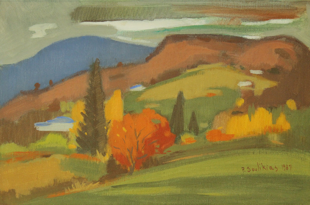 Paul Soulikias, Peinture à l'huile - 12x18